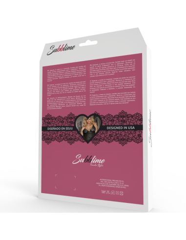 Subblime queen plus lace peignoir flared sleeves - MySexyShop.eu