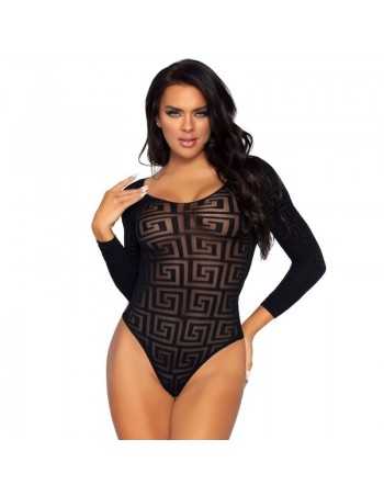 Leg Avenue Mosaic Snap Croth Bodysuit - MySexyShop.eu