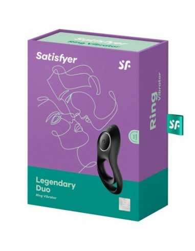 Satisfyer legendary duo ring vibrator black | MySexyShop
