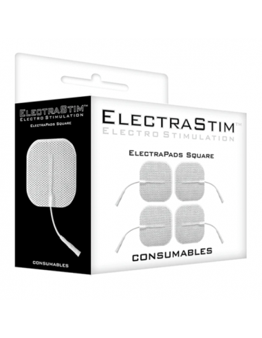 Electrastim 4 electrapadas con conector - MySexyShop.eu