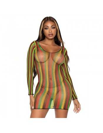 Leg Avenue Rasta Mini Dress - MySexyShop.eu