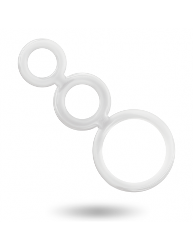 Addicted Toys Set Anillos Pene Y Testiculos Ahumado - MySexyShop