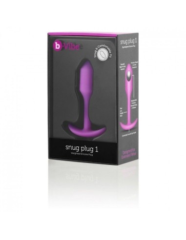 B-Vibe Snug Plug 1 Negro - MySexyShop