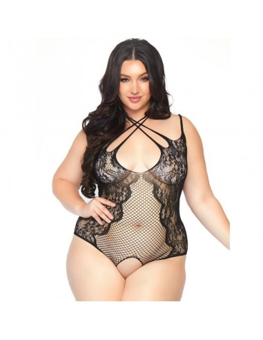 Leg Avenue Crothless Teddy | MySexyShop