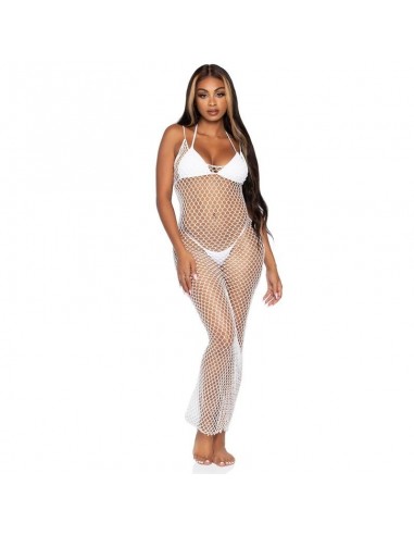 Leg avenue gewebtes twist net maxi-kleid in einer grösse - MySexyShop.eu