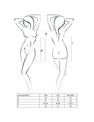 Passion Hellen Dress and Thong - MySexyShop.eu