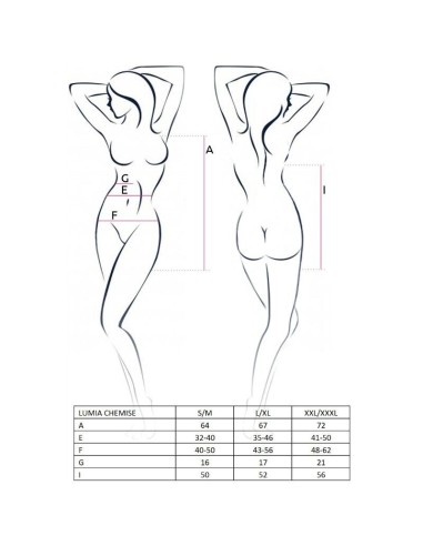 Passion Femme Lumia Chemise Noir L / Xl - MySexyShop