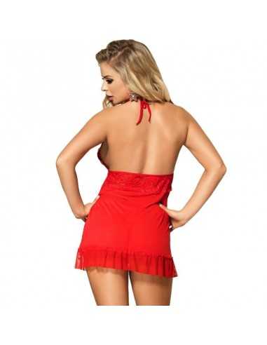 Subblime rote babydoll blumenmotive in brüsten l / xl - MySexyShop.eu