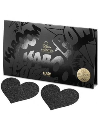 Bijoux Pezoneras Flash Corazón Oro - MySexyShop