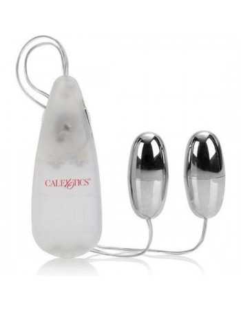 Calex vibrierende kugeln silber duo - MySexyShop.eu