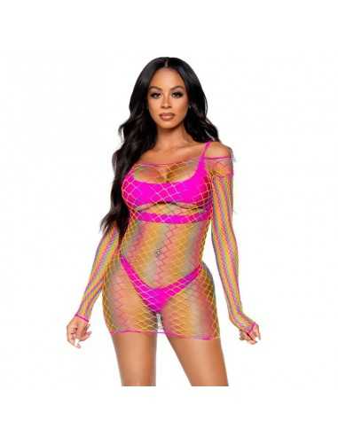 Leg Avenue Net Abito Manica Lunga