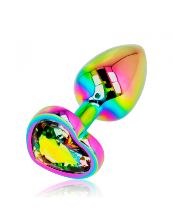 Ohmama Anal Plug Iridescent Heart Small - MySexyShop.eu
