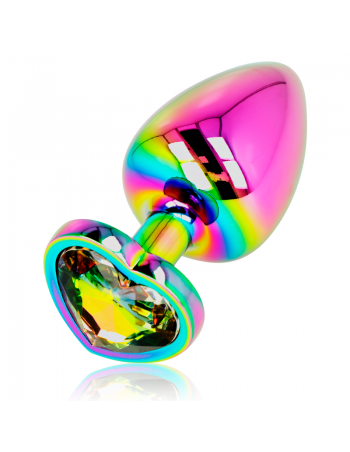 Ohmama Anal Plug Iridescent Heart Large | MySexyShop