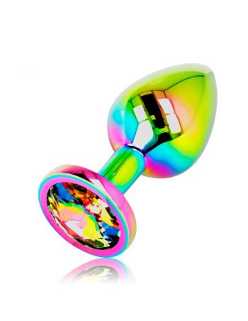 Ohmama Anal Plug Iridescent Circle Small - MySexyShop