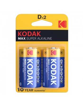 Kodak Max Alkaline Battery D Lr20 2 Unit - MySexyShop.eu