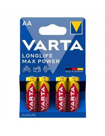 Varta Max Power Alkaline Battery Aa Lr6 4 Unit - MySexyShop