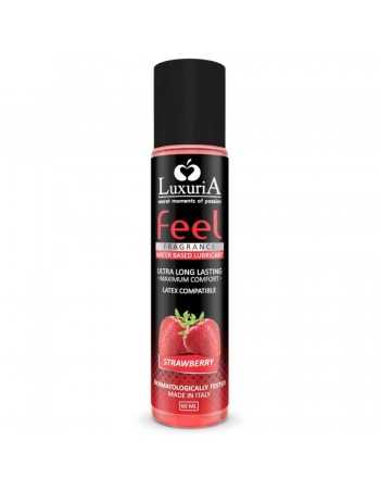 Luxuria Feel Lubrifiant À Base D'eau Fraise 60 Ml - MySexyShop