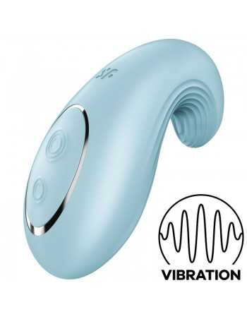 Satisfyer Dipping Delight Lay-On Vibrator Blue - MySexyShop.eu