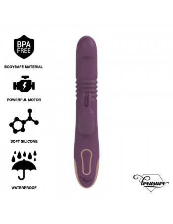 Treasure Bastian Rabbit Up & Down, Rotator & Vibrator Watchme Wireless Technology Compatible -