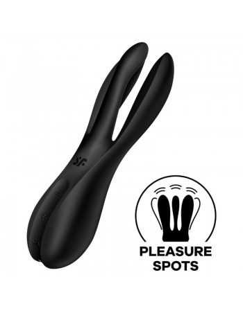 Satisfyer Threesome 2 Vibrator Black - MySexyShop