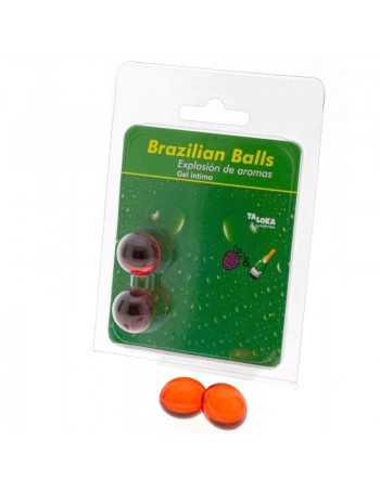 Taloka 2 Brazilian Balls Strawberries & Champagne Intimate Gel - MySexyShop.eu