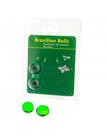 Taloka 2 Brazilian Balls Mint Intimate Gel - MySexyShop.eu