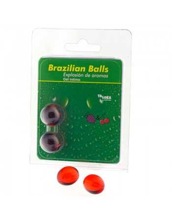Taloka 2 Brazilian Balls Strawberry & Cherry Intimate Gel - MySexyShop.eu