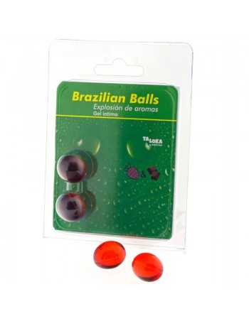 Taloka 2 Brazilian Balls Strawberry & Chocolate Intimate Gel - MySexyShop.eu