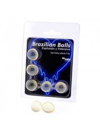 Taloka 5 Brazilian Balls Cold & Vibration Effect Exciting Gel - MySexyShop.eu