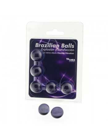 Taloka 5 Brazilian Balls Electric Vibrating Effect Exciting Gel - MySexyShop.eu