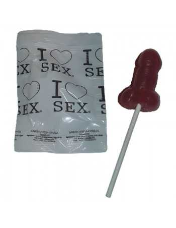 Diablo Picante Strawberry & Cherry Candy Penis Lollipop