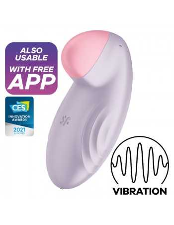 Satisfyer Tropical Tip Lay-On Vibrator Lilac | MySexyShop (PT)