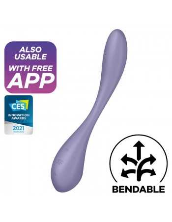 Satisfyer G-Spot Flex 5 Multi Vibrator Lilac - MySexyShop.eu