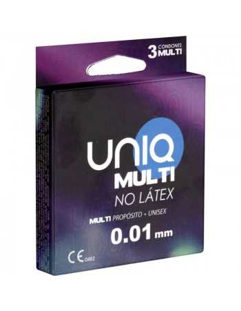Uniq Multi Latex Free Condoms 3 Units - MySexyShop.eu