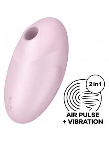 Satisfyer Vulva Lover 3 Air Pulse Stimulator & Vibrator Pink - MySexyShop.eu