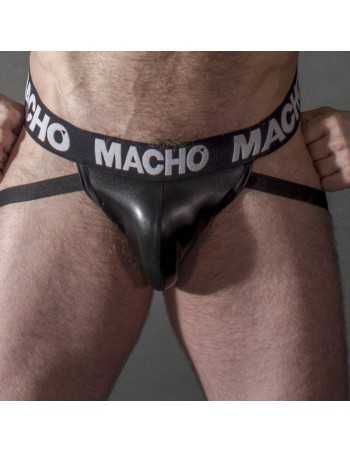 Macho Mx25nc Jock Cuero Negro S - MySexyShop (ES)