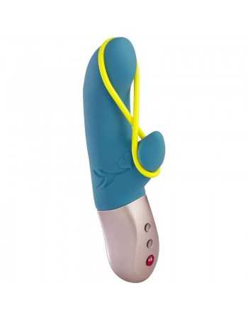 Fun Factory Amorino Mini Vibrator Petrol & Neon Yellow - MySexyShop.eu