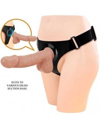 Pretty Love Harness Briefs Universal Harness With Dildo Jerry 21.8 Cm Natural - MySexyShop.eu