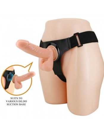 Pretty Love Harness Briefs Universal Harness With Dildo Tom 20 Cm Natural - MySexyShop.eu