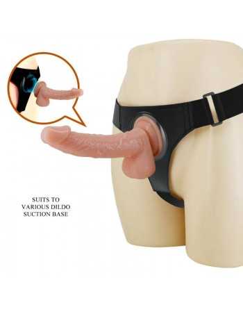 Pretty Love Harness Briefs Universal Harness With Dildo Kevin 19 Cm Natural - MySexyShop.eu