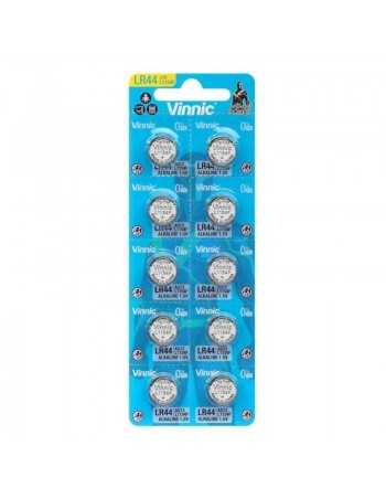 Vinnic Alkaline Button Battery Ag13 L1154f Lr44 Blister*10 - MySexyShop.eu