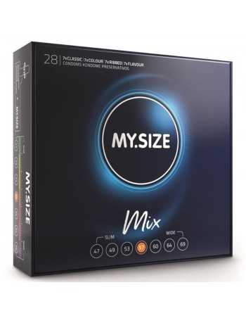 My Size Mix Condoms 57 Mm 28 Units - MySexyShop