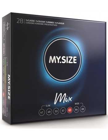 My Size Mix Condoms 60 Mm 28 Units - MySexyShop.eu