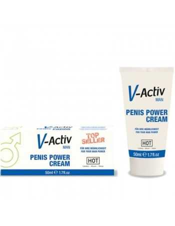 Hot V-Activ Crema Potenciadora Hombre 50ml - MySexyShop (ES)