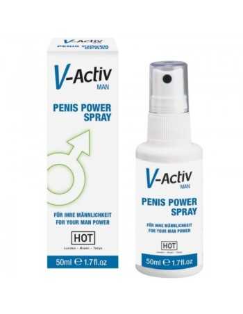 Hot V-Activ Penis Power Spray Men 50ml - MySexyShop
