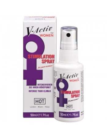 Hot V-Activ Penis Power Spray Women 50ml - MySexyShop.eu