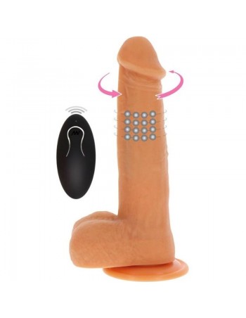 Get Real Rotating Beads Vibrating Dildo Skin - MySexyShop.eu