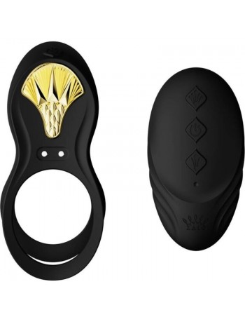 Zalo Bayek Vibrating Couples Ring Black - MySexyShop