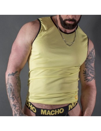 Macho Camiseta Amarillo L/Xl - MySexyShop (ES)