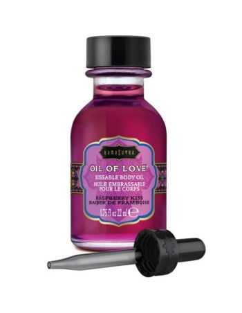 Kamasutra Kissable Oil Of Love Foreplays Framboise 22 Ml -